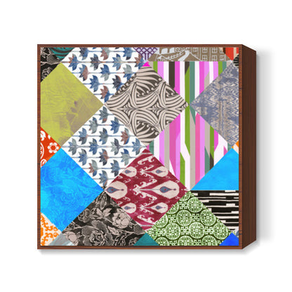 Patchwork 2 Square Art Prints