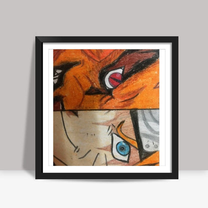 Naruto | Oil Pastel Sketch | Square Art Prints