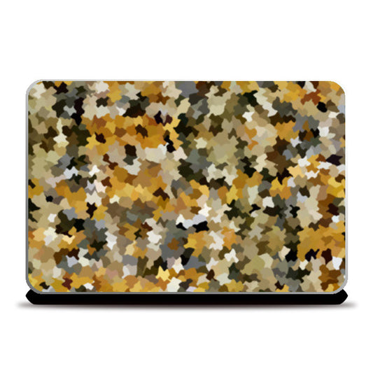 Brown Camouflage Design Camo Pattern Laptop Skins