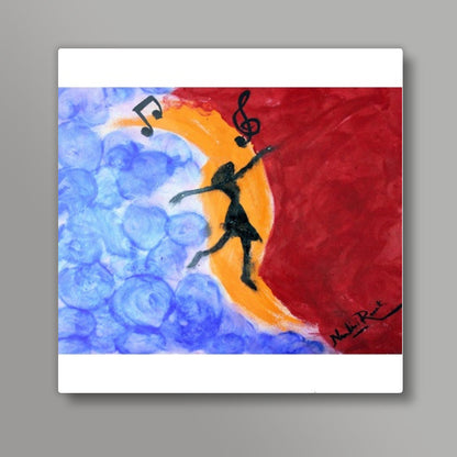 Free Soul | Finger Painting | Abstract | Square Art Prints