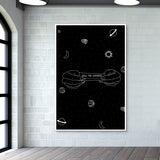 roll the universe Wall Art