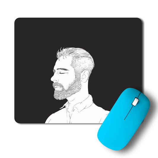 Calm Guy Artwork Mousepad