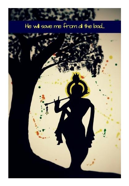 PosterGully Specials, My God will save me.. Wall Art