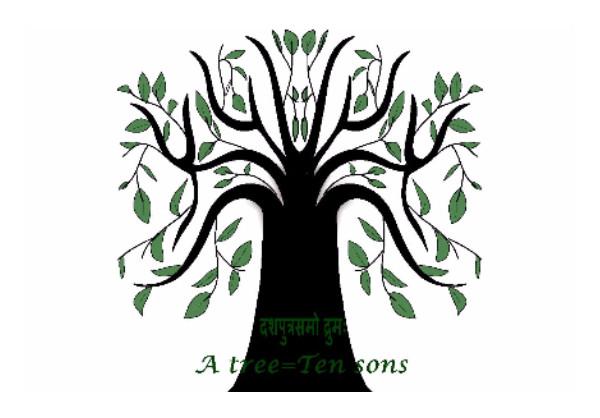 PosterGully Specials, A tree ten sons Wall Art | Pratyasha Nithin | PosterGully Specials, - PosterGully