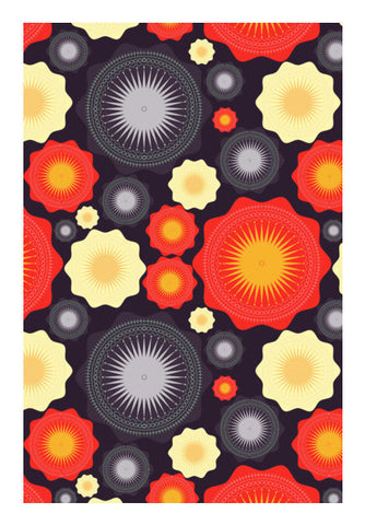 Geometric Object Pattern Illustration Art PosterGully Specials
