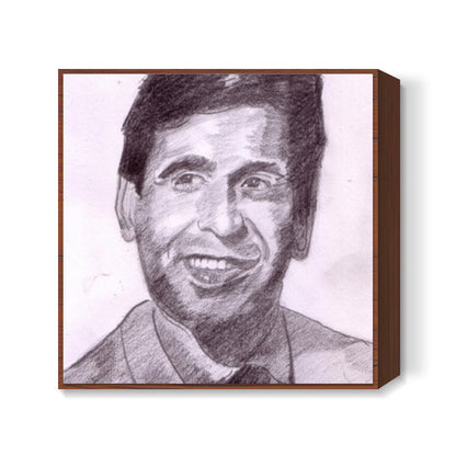 Bollywood superstar Dilip Kumar excelled in comic, tragic and melodramatic roles Square Art Prints