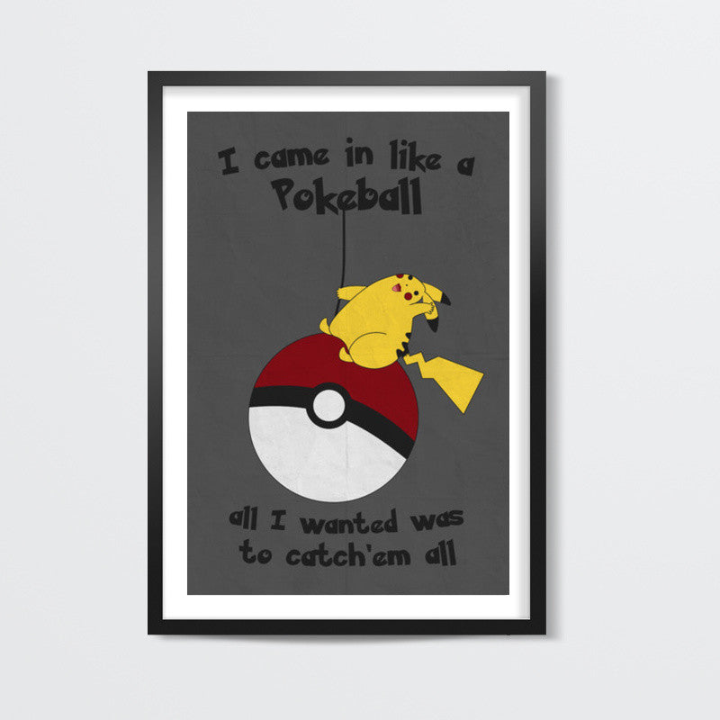 Pokemon Wrecking Ball meme Wall Art