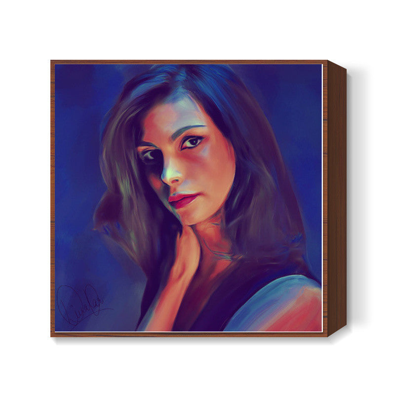 Morena Baccarin Square Art Prints