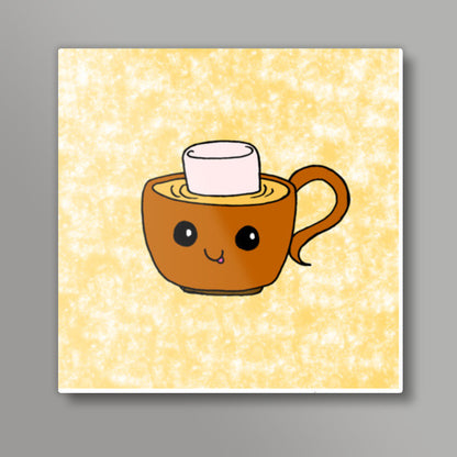 Sweet Cup O Coffee Square Art Prints