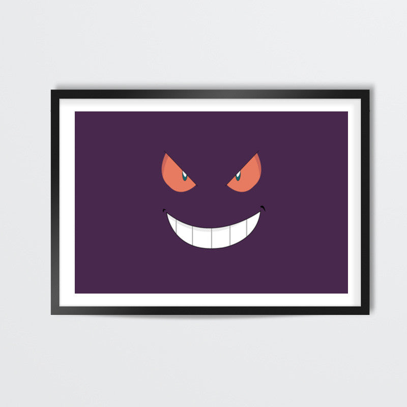 Gengar Pokemon Wall Art