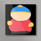 Eric Cartman South Park Minimal Doodle Artwork (Cartoon/TV Series) Square Art Prints