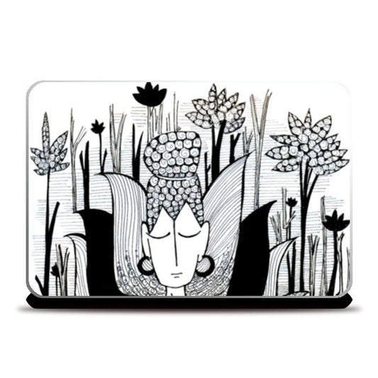 Buddha Doodle Laptop Skins