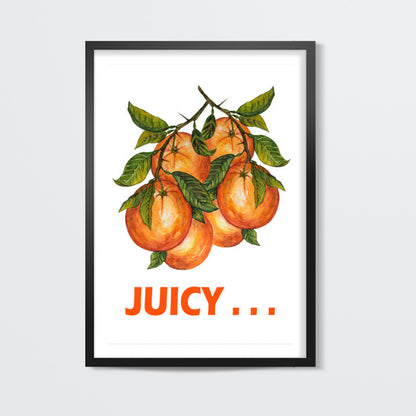 Bunch Of Oranges Fruit Painting Wall Art