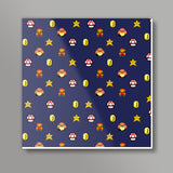 Super Mario Love Square Art Prints