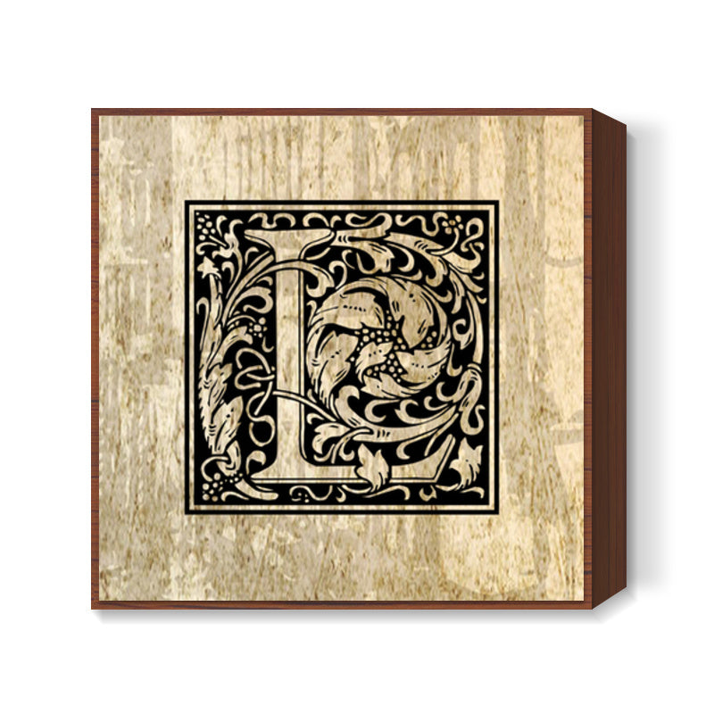 Ornate L Square Art Prints