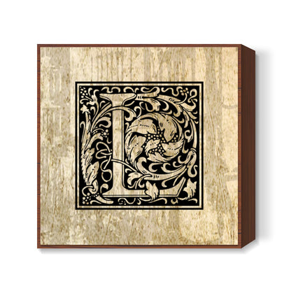 Ornate L Square Art Prints