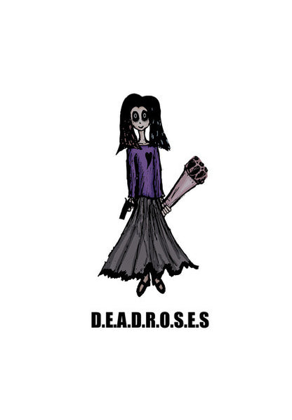 Deadroses (text) Wall Art