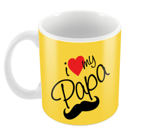 Love Papa Happy Fathers Day Coffee Mugs