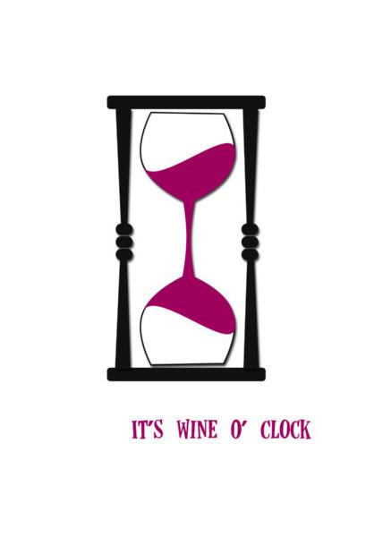 PosterGully Specials, Wine O Clock Wall Art