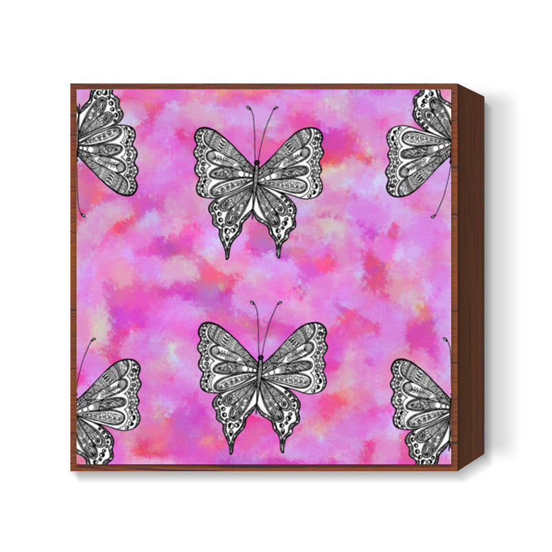 Butterfly Patterns Square Art Prints
