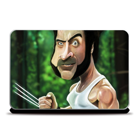 Laptop Skins, Wolverine | Hugh Jackman | Caricature Laptop Skins