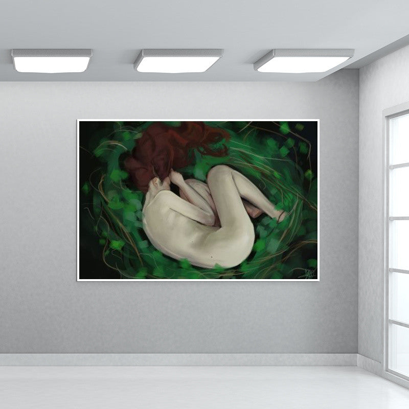 Sleeping in the bushes Wall Art | Parakram Elisha Ram