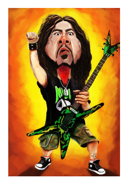 Wall Art, Dimebag Darrell | Pantera | Caricature Wall Art