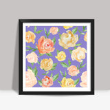 Watercolor Floral 2 Square Art Prints