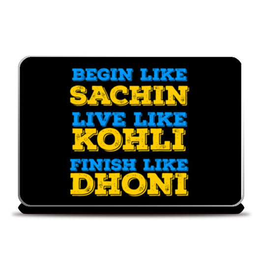 SACHIN KOHLI DHONI Laptop Skins