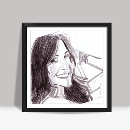 Bollywood actor Anushka Sharma has a liveliness about her Square Art Prints