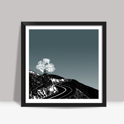 long rides Square Art Prints