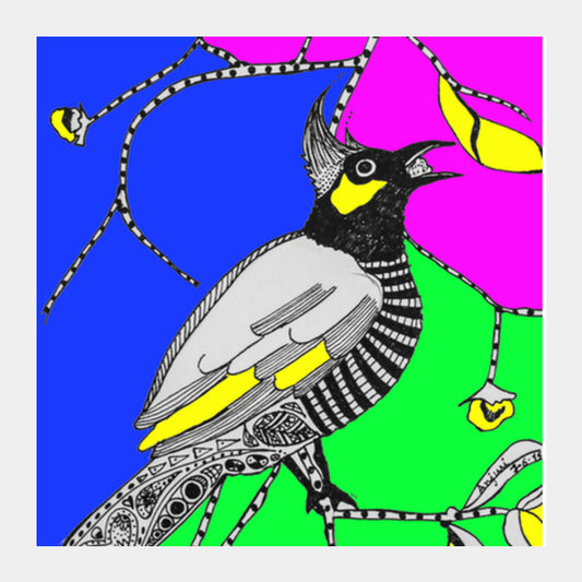 Father Bulbul Square Art Prints