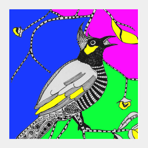 Father Bulbul Square Art Prints PosterGully Specials