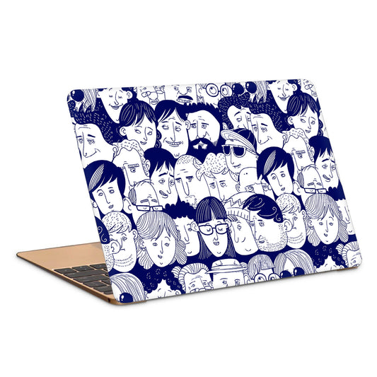 People Pattern Artwork Laptop Skin