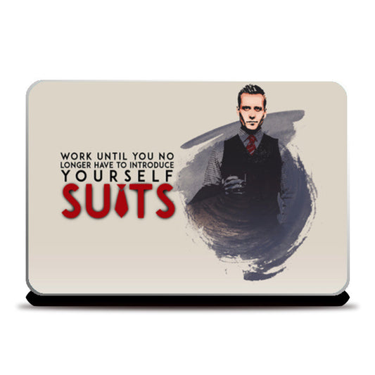 Suits | Harvey Specter | Quote Laptop Skins