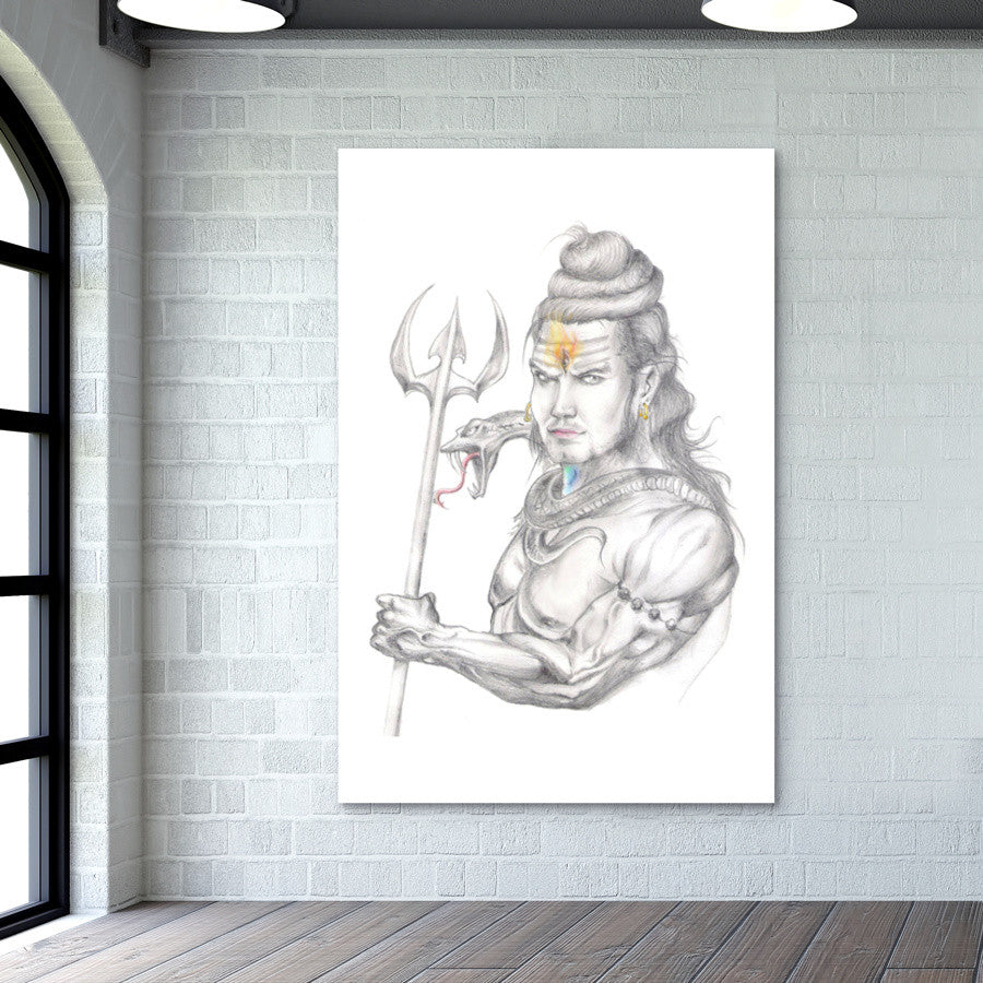 Lord Shiva Rishabh Dev Sharma Wall Art