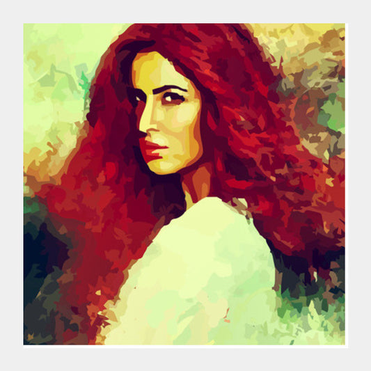 Square Art Prints, Katrina Kaif Square Art Prints