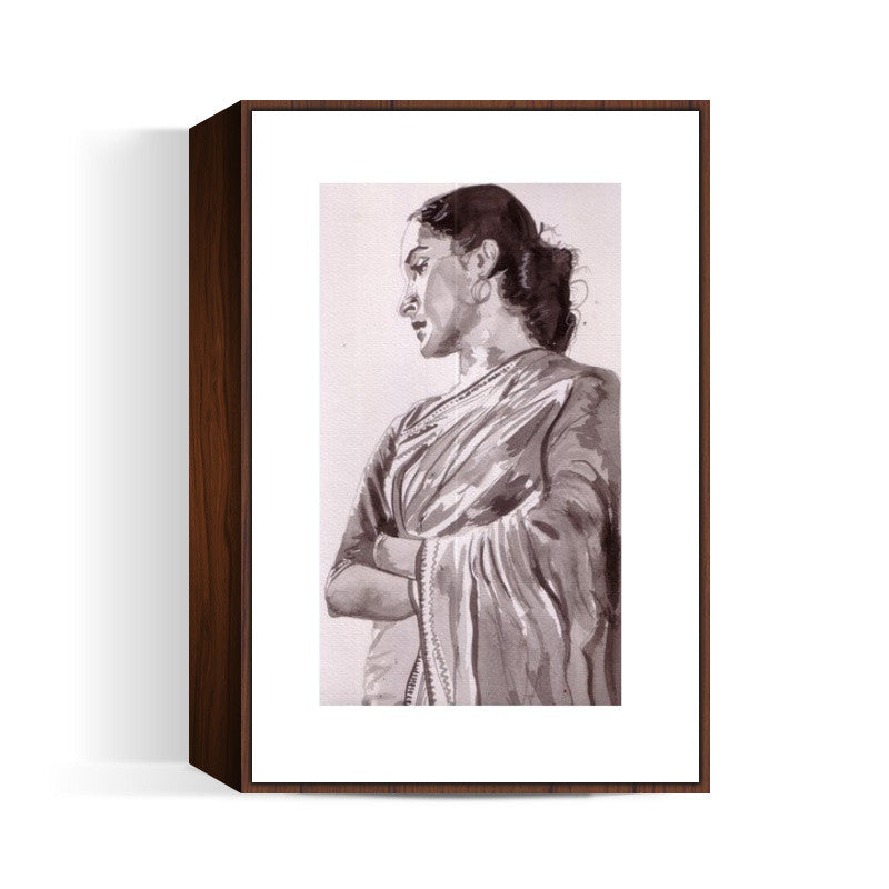 Nutan brings out the simplicity of beauty and the beauty of simplicity Wall Art