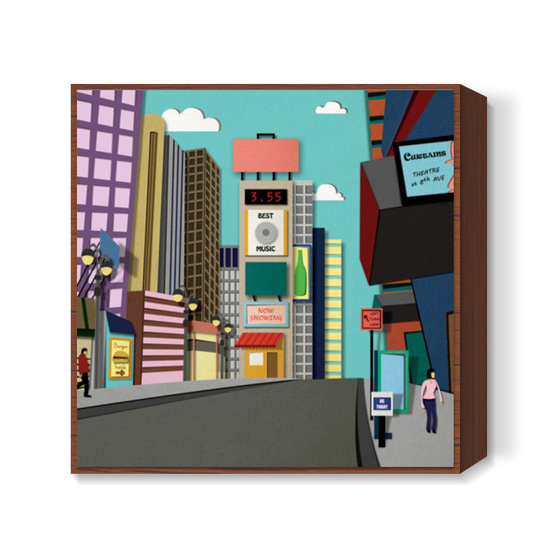 Times Square NY Square Art Prints