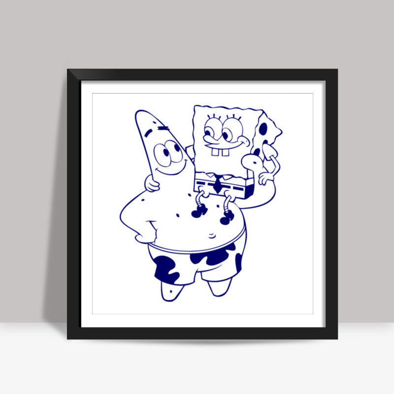 Spongebob & Patrick Square Art