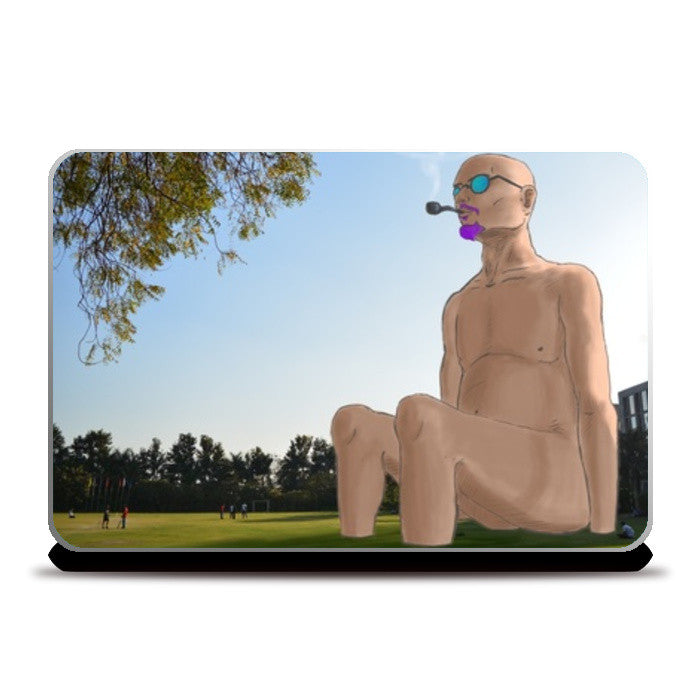 Old man Arnold Laptop Skins