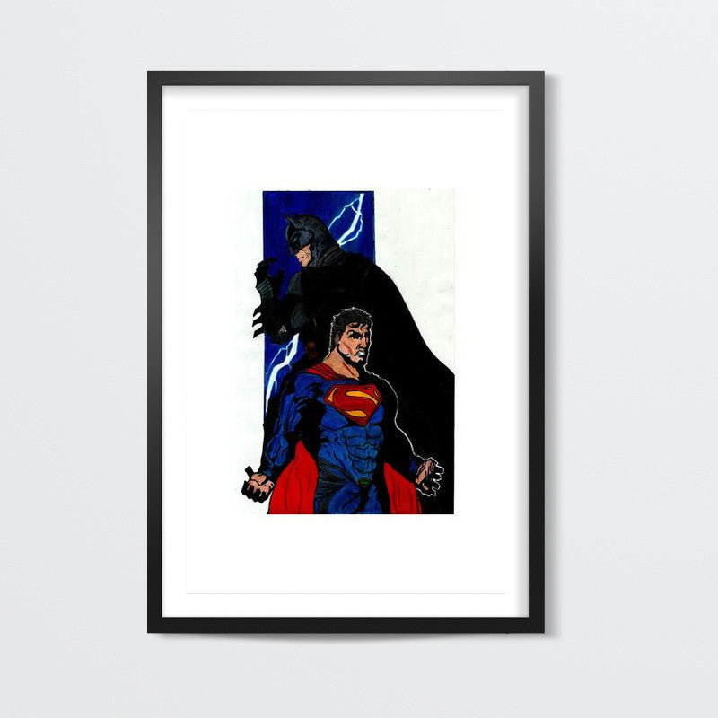 Batman V Superman Wall Art