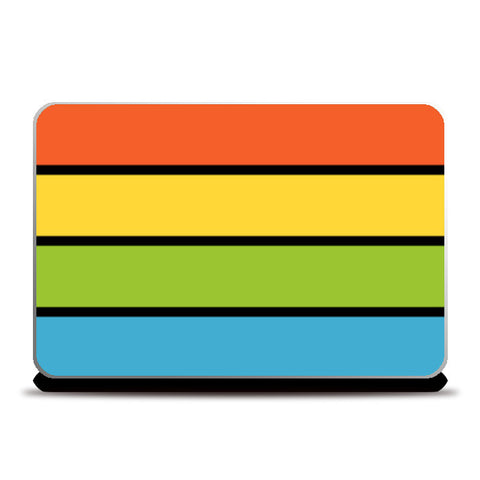 Colorful Stripes Laptop Skins