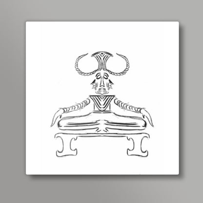 Shiva- the mahayogi Square Art Prints