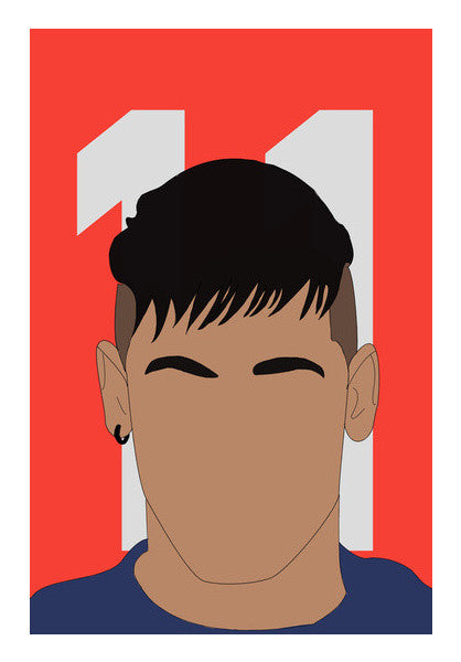 Neymar Jr. 11 | Barcelona | Football Wall Art