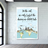Quirky World Map Giant Poster