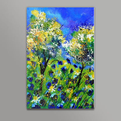 Blue poppies 455150 Wall Art