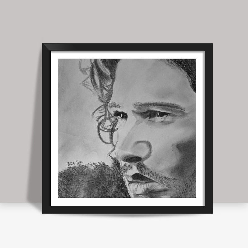 Jon Snow Game of thrones Square Art