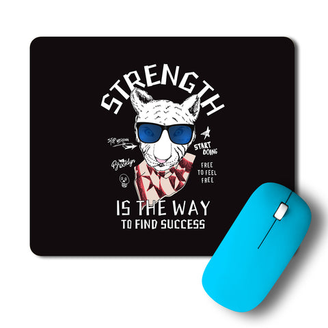 Cheetah Strength Is The Way To Find Success Intricate Artwork Mousepad