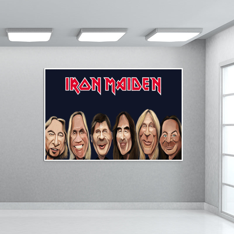 Iron maiden | Caricature Wall Art